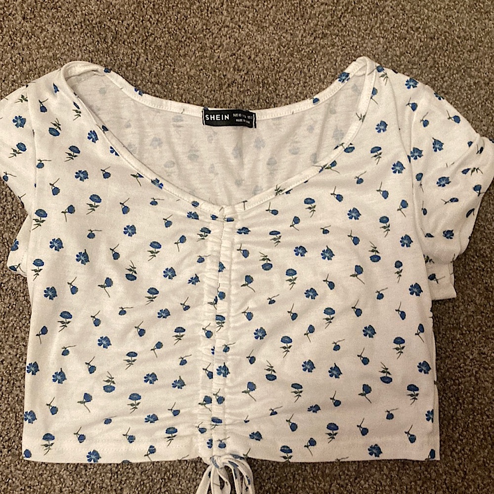 women’s floral adjustable top